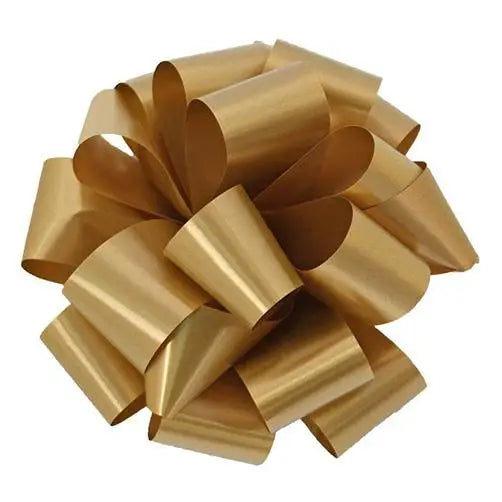 Pre-Notch Bows - Splendorette - 5 -100/box / Holiday Gold - 
