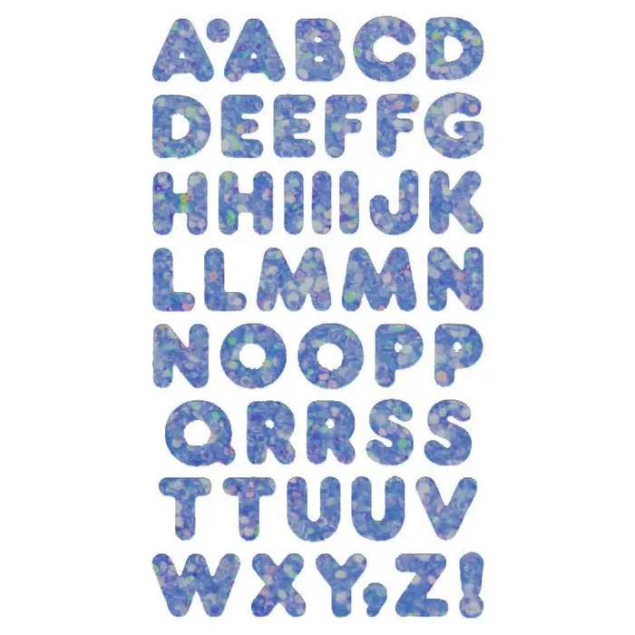 Prismatic Stickers - Alphabet - Sky Blue