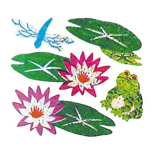 Prismatic Stickers - Animals - Lily Pads / Frog / Dragonfly 