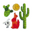 Prismatic Stickers - Animals - Mini Coyote / Cactus - BS7057
