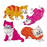 Prismatic Stickers - Animals - Mini Kittens - BS7055