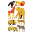 Prismatic Stickers - Animals - Safari Animals - BS7148