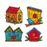 Prismatic Stickers - Birds - Mini Birdhouses - BS7247