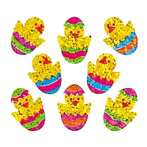 Prismatic Stickers - Easter - Mini Chicks in Eggs - BS7521