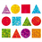 Prismatic Stickers - Education - Micro Geo Shapes / Multi - 