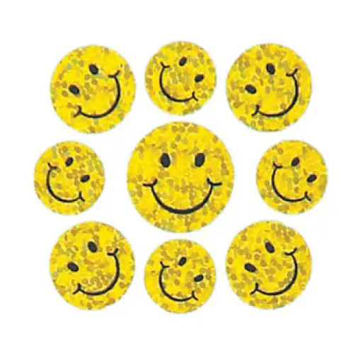 Prismatic Stickers - Education - Micro Happy Faces - BS7174