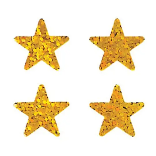 Prismatic Stickers - Education - Mini Gold Stars - BS7043