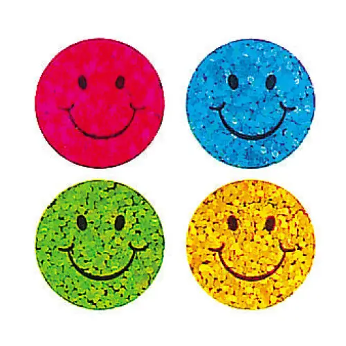 Prismatic Stickers - Education - Mini Happy Faces - BS7080