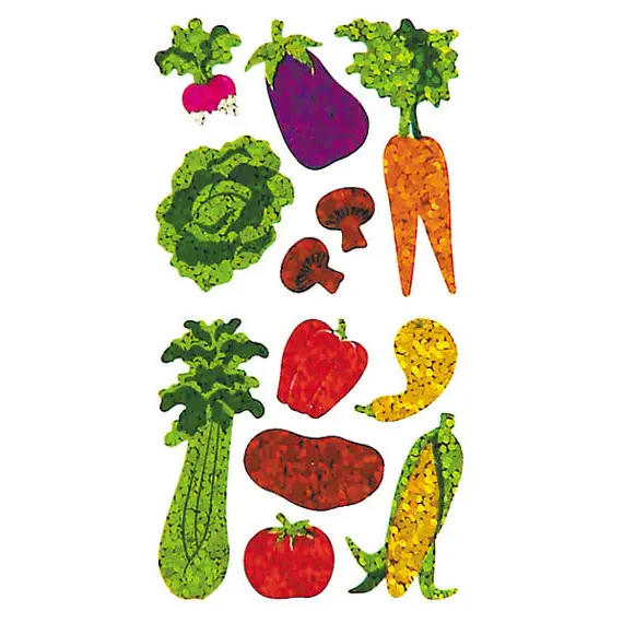 Prismatic Stickers - Flowers Garden Nature - Mini Vegetables