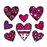 Prismatic Stickers - Hearts / Valentines - BS7009