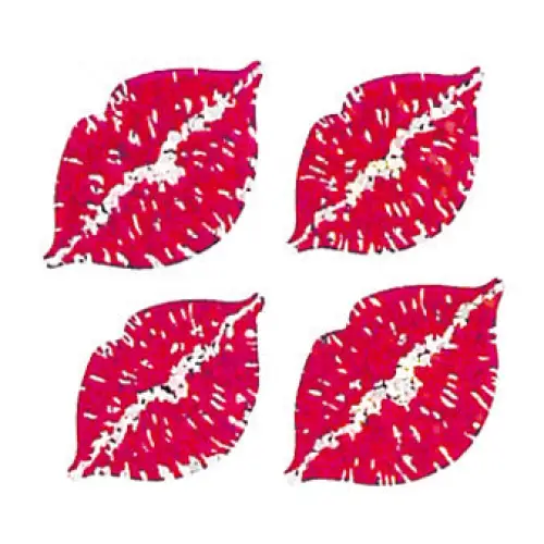 Prismatic Stickers - Hearts / Valentines - Mini Lips - 