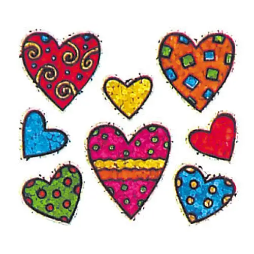 Prismatic Stickers - Hearts / Valentines - Mini Pattern 