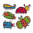 Prismatic Stickers - Insects - Mini bugs - BS7221