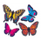 Prismatic Stickers - Insects - Mini Butterflies - BS7100