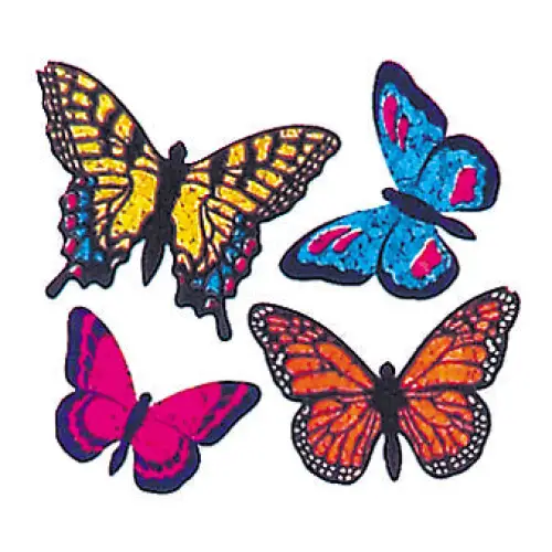 Prismatic Stickers - Insects - Mini Butterflies - BS7100