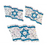 Prismatic Stickers - Judaic - Israeli Flags - BS7529
