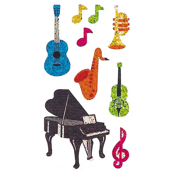 Prismatic Stickers - Music / Dance - Musical Instruments