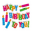 Prismatic Stickers - Party - Happy Birthday / Candles - 