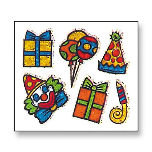Prismatic Stickers - Party - Party / Clown - BS7227