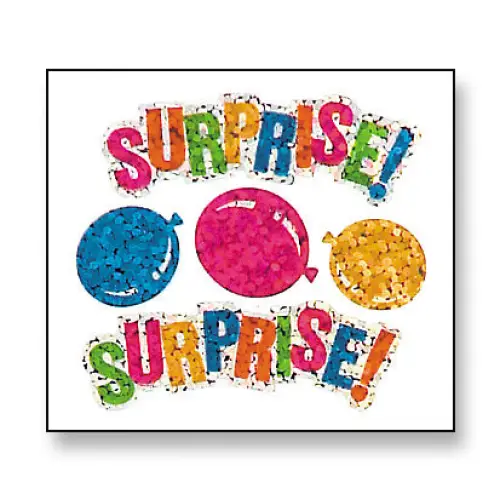Prismatic Stickers - Party - Surprise W/ Balloons - BS7133