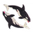 Prismatic Stickers - Sea Life - Mini Killer Whales - BS7177
