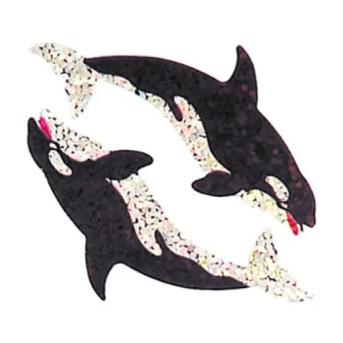 Prismatic Stickers - Sea Life - Mini Killer Whales - BS7177