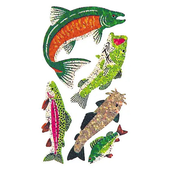 Prismatic Stickers - Sea Life - Salmon / Trout / Bass / 