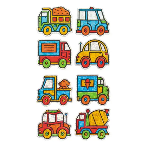 Prismatic Stickers - Travel / Space - Mini Cars / Trucks