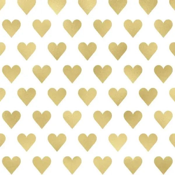 Tissue - Printed - Golden Heart - BPT168