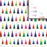 Tissue - Printed -Rainbow Trees - Retail 6 Pack (24 Sheets) 