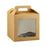 Windowed Gable Box - Natural Kraft Finish -30/ctn - 8-1/4 x 